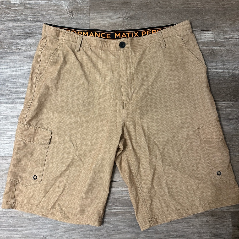 Matix Tan Cargo Shorts Casual Lightweight Design